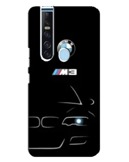 Чехол для TECNO Camon 15 Pro с картинкой «Минималистичный принт BMW M3»