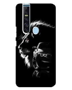 Чехол для TECNO Camon 15 Pro с картинкой «BMW и лев»