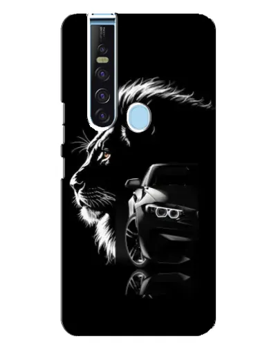 Чехол для TECNO Camon 15 Pro с картинкой «BMW и лев»