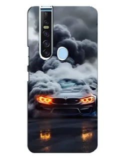 Чехол для TECNO Camon 15 Pro с картинкой «BMW в дыму»