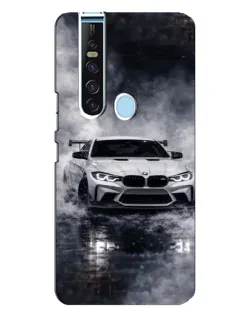 Чехол для TECNO Camon 15 Pro с картинкой «BMW сквозь туман»