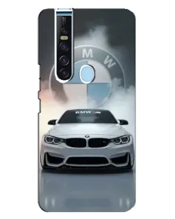Чохол для TECNO Camon 15 Pro з картинкою «BMW в білому диму» Чохол для TECNO Camon 15 Pro з картинкою «BMW в білому диму»