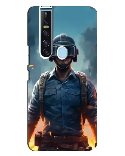 Чехол для TECNO Camon 15 Pro с картинкой «PUBG — реалистичный герой»