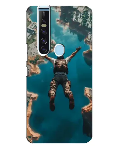 Чехол для TECNO Camon 15 Pro с картинкой «PUBG — свободное падение»
