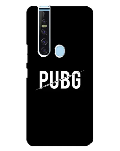 Чехол для TECNO Camon 15 Pro с картинкой «PUBG — белый логотип»