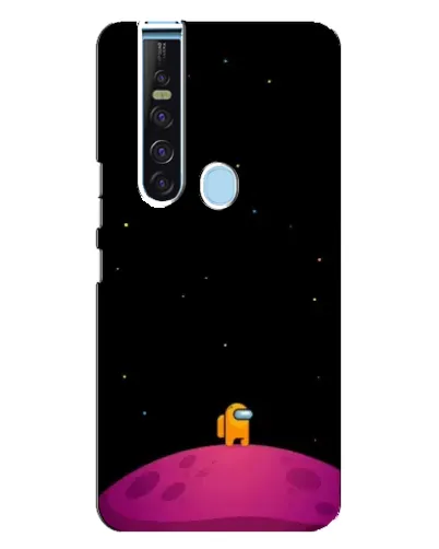 Чехол для TECNO Camon 15 Pro с картинкой «Одинокий герой на планете»