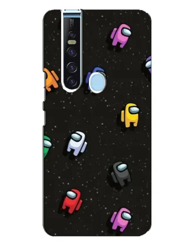 Чехол для TECNO Camon 15 Pro с картинкой «Космический паттерн Among Us»