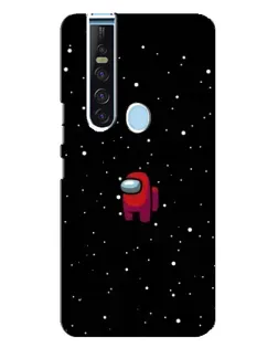 Чехол для TECNO Camon 15 Pro с картинкой «Красный Among Us»
