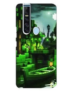 Чохол для TECNO Camon 15 Pro з картинкою «Minecraft лісовий пейзаж»