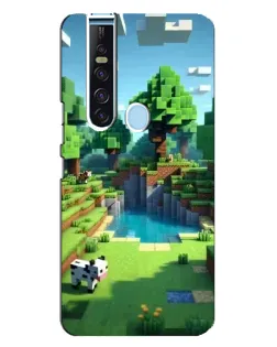 Чохол для TECNO Camon 15 Pro з картинкою «Minecraft літній день»