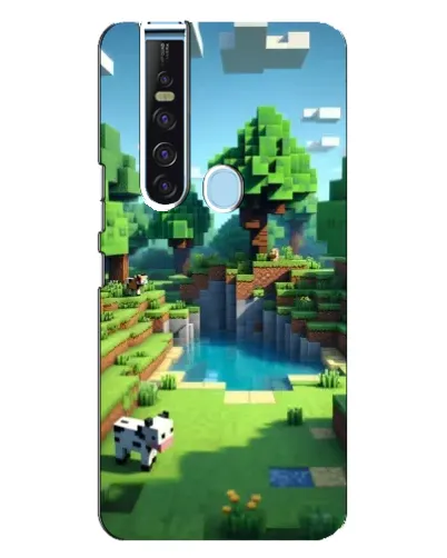 Чохол для TECNO Camon 15 Pro з картинкою «Minecraft літній день»