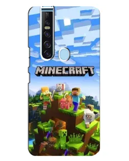 Чохол для TECNO Camon 15 Pro з картинкою «Minecraft класичний світ»
