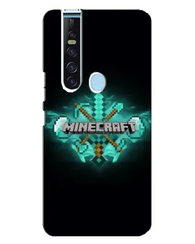 Чохол для TECNO Camon 15 Pro з картинкою «Minecraft Diamond лого»
