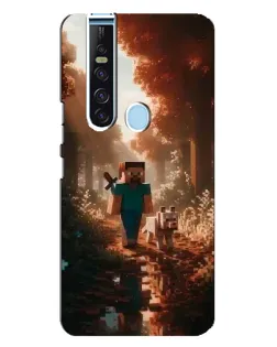 Чохол для TECNO Camon 15 Pro з картинкою «Стів у лісі»
