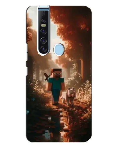 Чохол для TECNO Camon 15 Pro з картинкою «Стів у лісі»