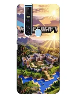 Чохол для TECNO Camon 15 Pro з картинкою «Minecraft панорама»