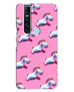 Чехол для TECNO Camon 15 Pro с картинкой «Единороги на розовом» Чехол для TECNO Camon 15 Pro с картинкой «Единороги на розовом»