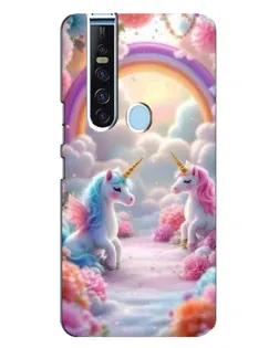 Чехол для TECNO Camon 15 Pro с картинкой «Радуга и единороги» Чехол для TECNO Camon 15 Pro с картинкой «Радуга и единороги»