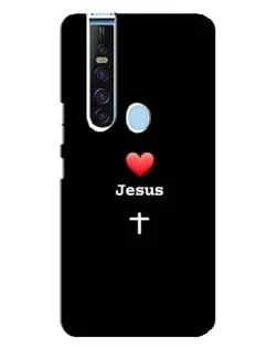 Чохол для TECNO Camon 15 Pro з картинкою «Серце - Jesus»