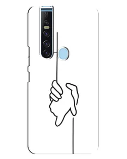Чохол для TECNO Camon 15 Pro з картинкою «Рука тримає»