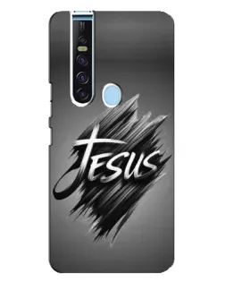 Чехол для TECNO Camon 15 Pro с картинкой «Надпись Jesus Graffiti»