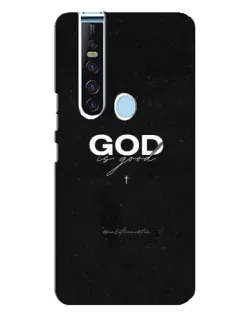 Чехол для TECNO Camon 15 Pro с картинкой «GOD — Бог над всем»