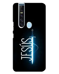 Чехол для TECNO Camon 15 Pro с картинкой «Меч Духа Jesus»