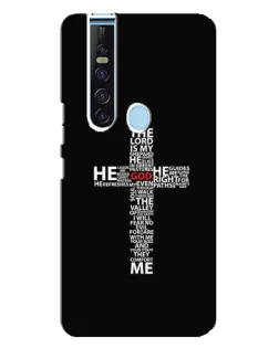 Чохол для TECNO Camon 15 Pro з картинкою «Текстовий хрест» Чохол для TECNO Camon 15 Pro з картинкою «Текстовий хрест»