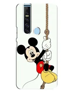 Чехол для TECNO Camon 15 Pro с картинкой «Mickey на канате» Чехол для TECNO Camon 15 Pro с картинкой «Mickey на канате»