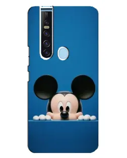 Чехол для TECNO Camon 15 Pro с картинкой «Микки выглядывает»
