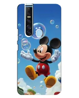 Чехол для TECNO Camon 15 Pro с картинкой «Mickey и мыльные пузыри»