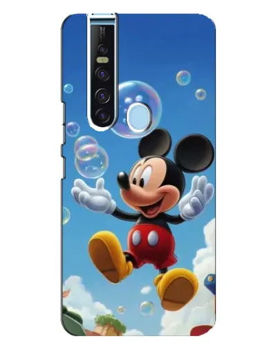 Чехол для TECNO Camon 15 Pro с картинкой «Mickey и мыльные пузыри»