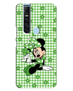 Чехол для TECNO Camon 15 Pro с картинкой «Mickey в клетку»