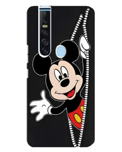 Чехол для TECNO Camon 15 Pro с картинкой «Микки раздвигает стены»