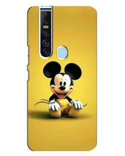 Чехол для TECNO Camon 15 Pro с картинкой «Микки на желтом»