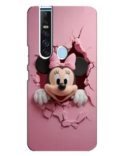 Чехол для TECNO Camon 15 Pro с картинкой «Минни сквозь стену»