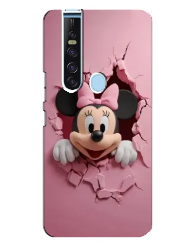 Чехол для TECNO Camon 15 Pro с картинкой «Минни сквозь стену»