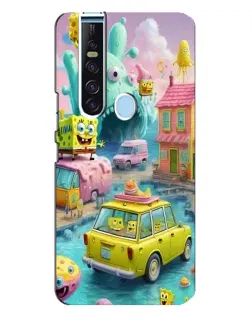 Чехол для TECNO Camon 15 Pro с картинкой «Монстр-трак приключения»