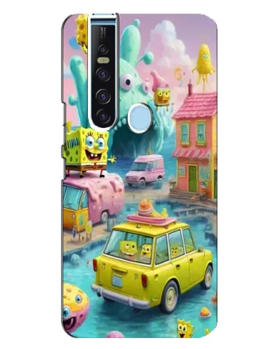 Чехол для TECNO Camon 15 Pro с картинкой «Монстр-трак приключения»
