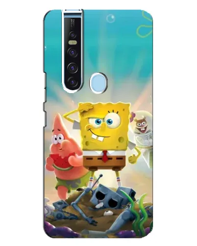 Чехол для TECNO Camon 15 Pro с картинкой «Спанч Боб победитель»