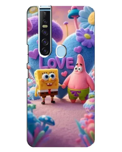 Чехол для TECNO Camon 15 Pro с картинкой «Губка Боб Патрик»