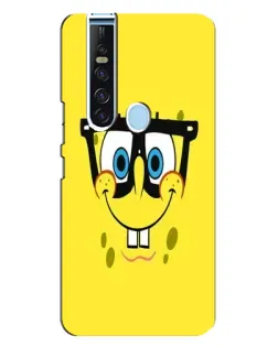 Чохол для TECNO Camon 15 Pro з картинкою «Мінімалістичний Спанч Боб» Чохол для TECNO Camon 15 Pro з картинкою «Мінімалістичний Спанч Боб»