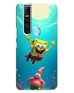 Чохол для TECNO Camon 15 Pro з картинкою «Спанч Боб під водою» Чохол для TECNO Camon 15 Pro з картинкою «Спанч Боб під водою»