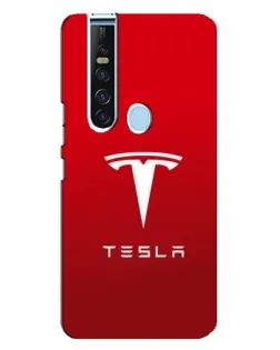 Чехол для TECNO Camon 15 Pro с картинкой «Tesla Red Classic»