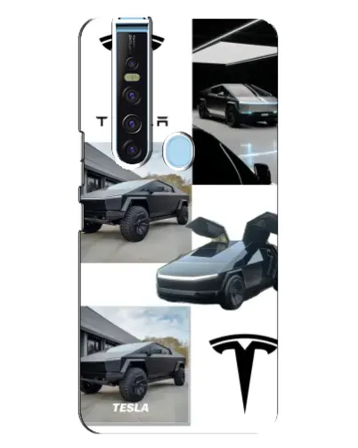 Чехол для TECNO Camon 15 Pro с картинкой «Коллаж Cybertruck Tesla» Чехол для TECNO Camon 15 Pro с картинкой «Коллаж Cybertruck Tesla»