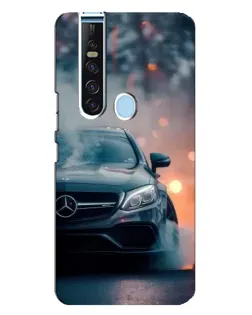 Чехол для TECNO Camon 15 Pro с картинкой «Mercedes — ночной город»