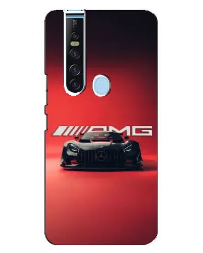 Чехол для TECNO Camon 15 Pro с картинкой «Mercedes AMG — красная линия»
