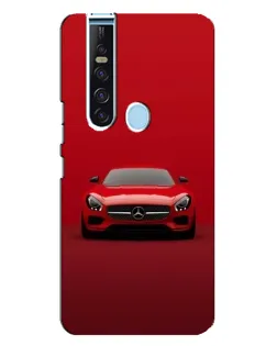 Чехол для TECNO Camon 15 Pro с картинкой «Красный Mercedes AMG»
