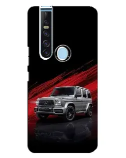 Чехол для TECNO Camon 15 Pro с картинкой «Mercedes G-Class красный»