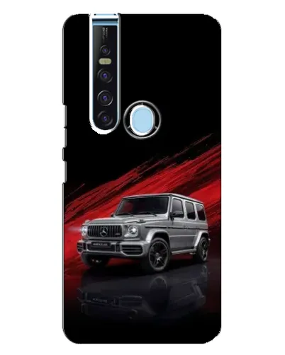 Чехол для TECNO Camon 15 Pro с картинкой «Mercedes G-Class красный»